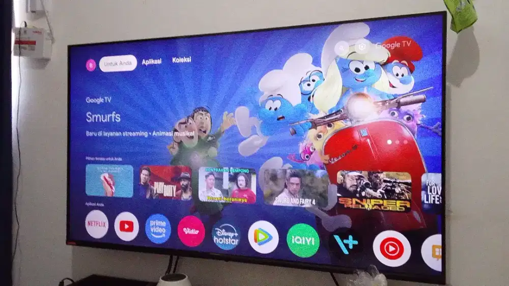Dijual Google TV Changhong 50inci (baru pakai beberapa bulan)