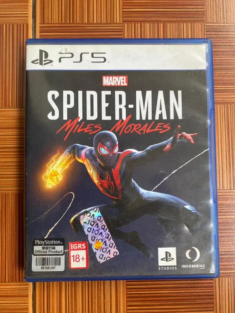 Kaset BD PS 5 Spiderman miles morales