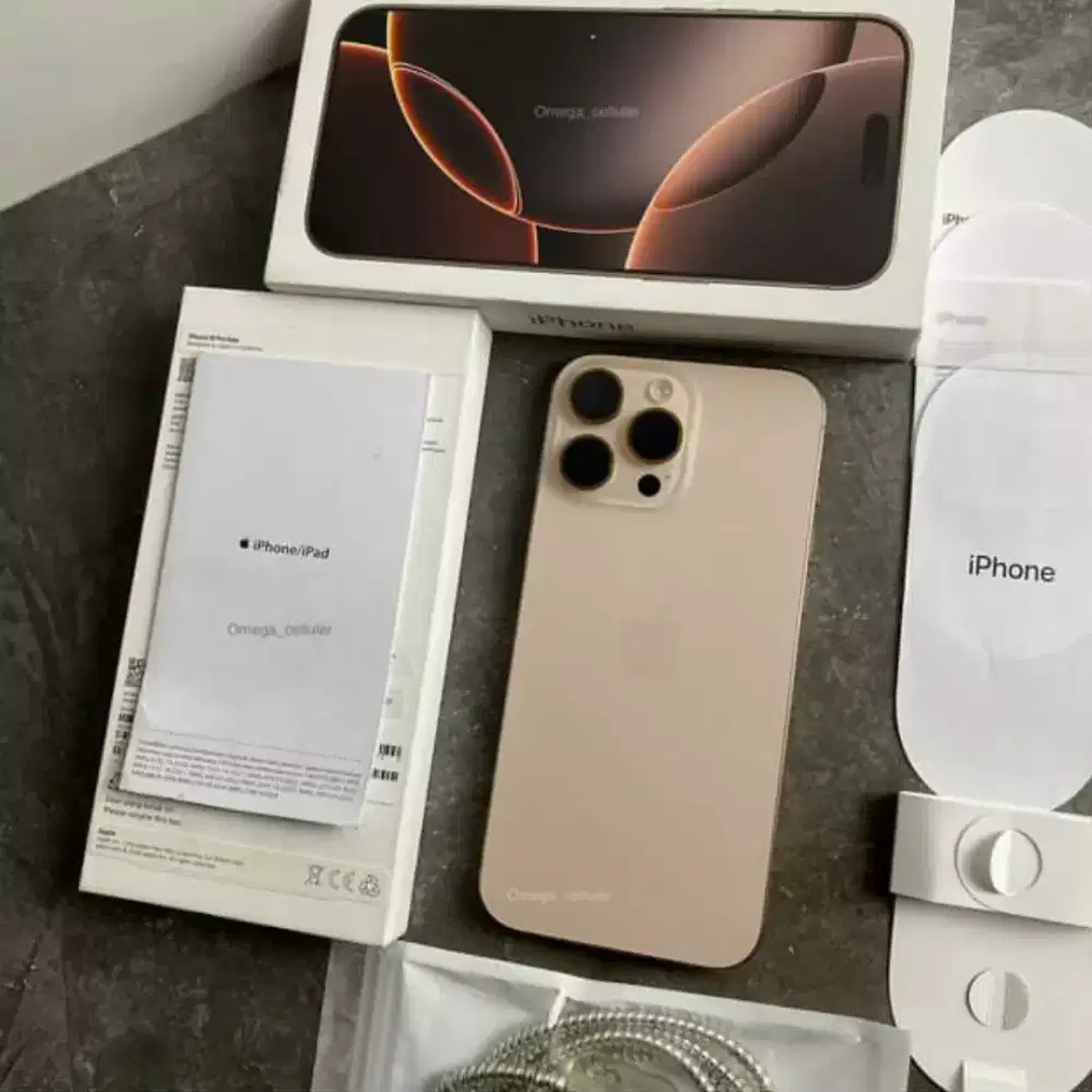 Iphone 16 promax 256gb ibox second