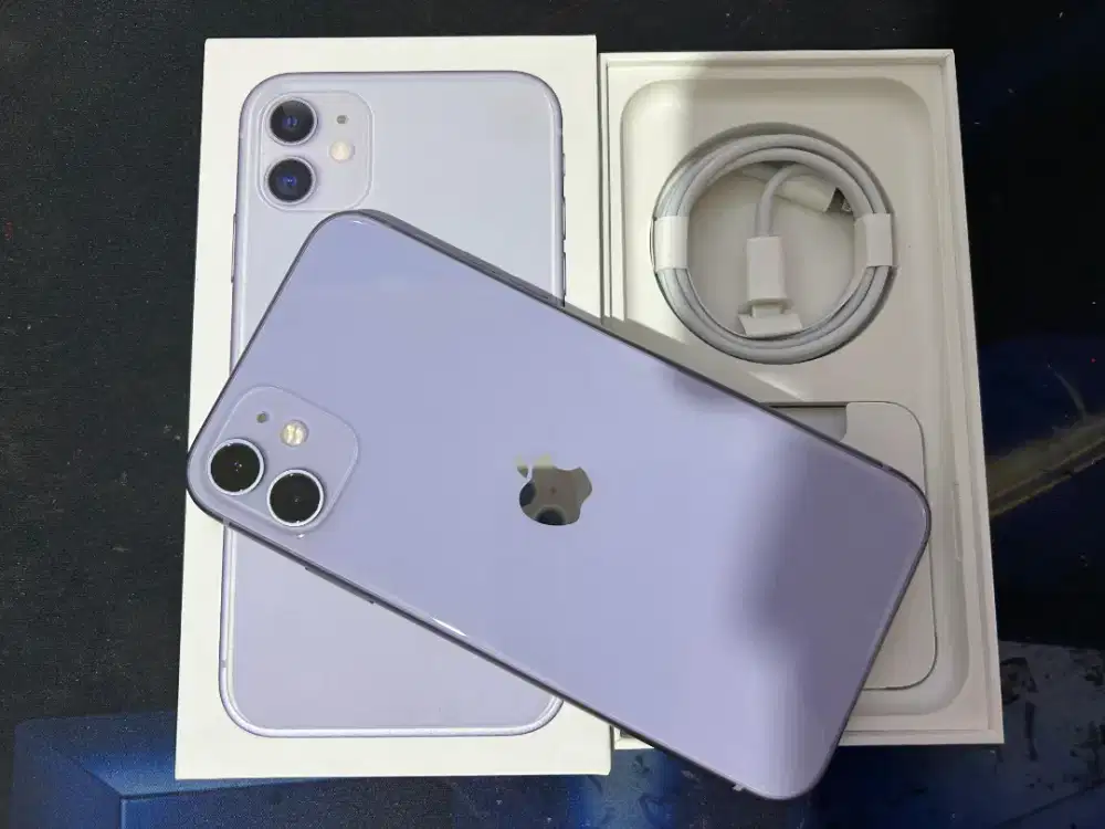 Iphone 11 64gb Ibox purple resmi original