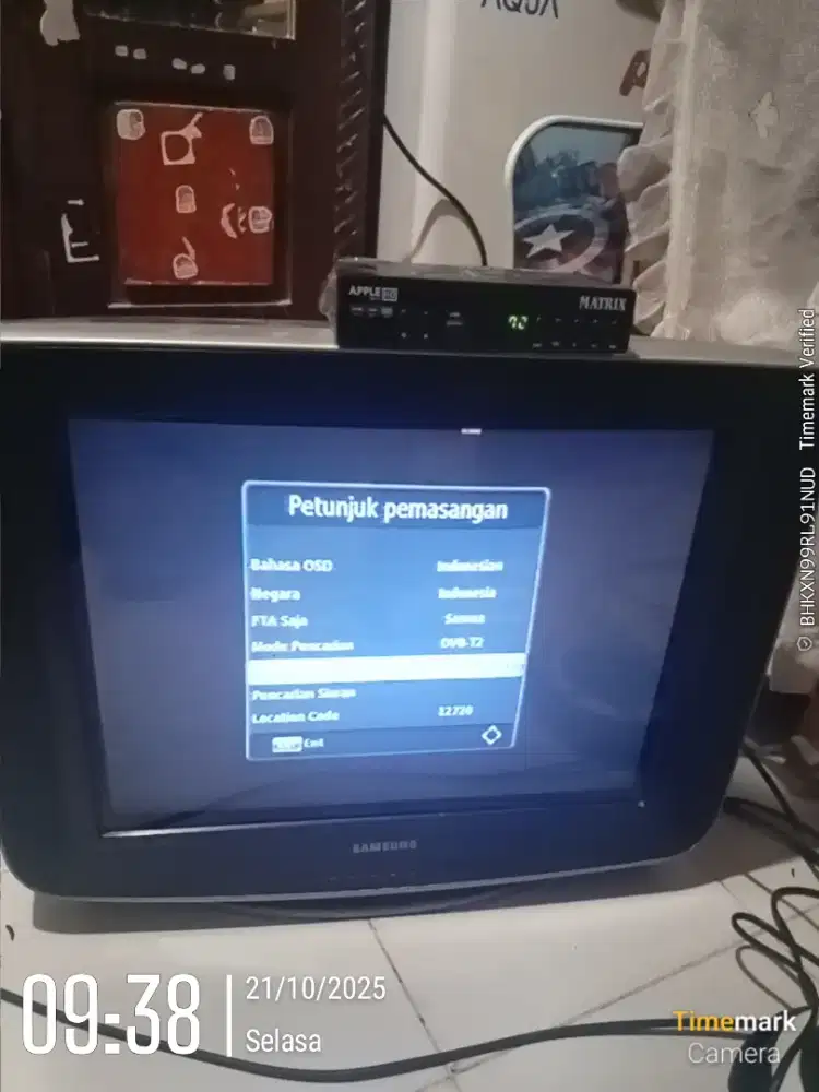 Tv Samsung tabung + STB MATRIX