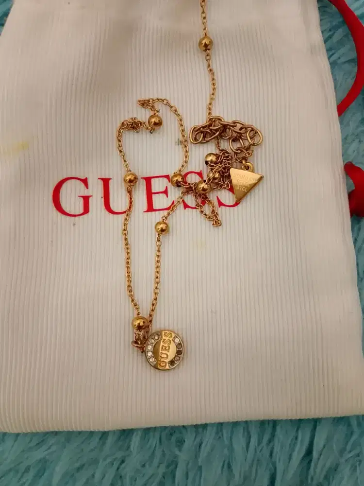 Guess Necklace Rose Gold