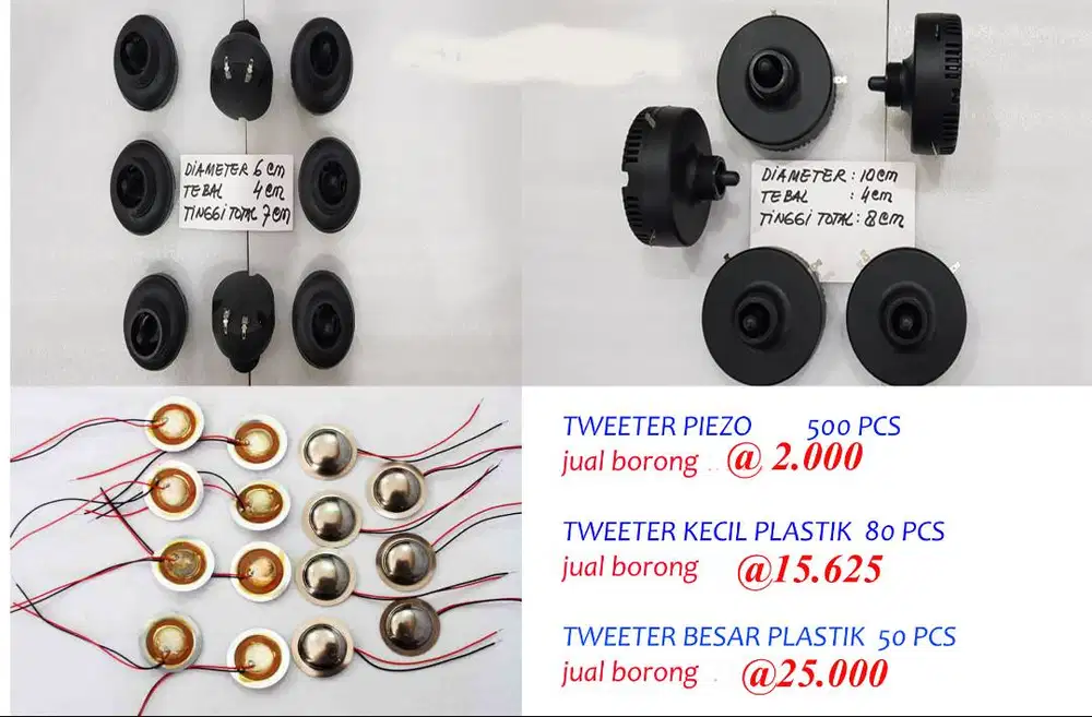 twiter piezo borongan