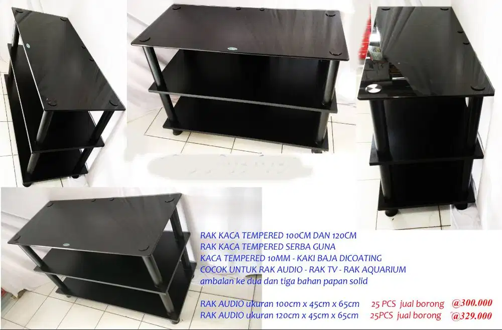 rak audio /meja 1m