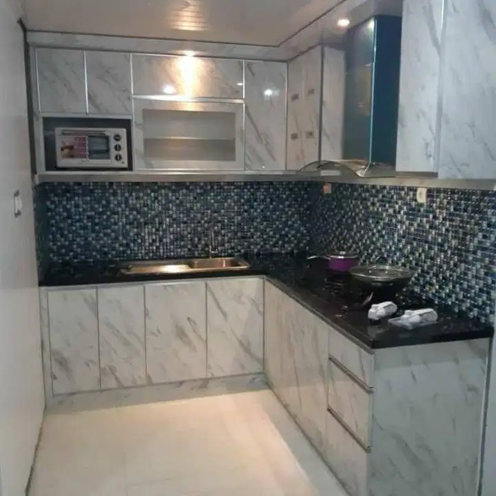 Custom Interior Kitchen Set, Backdrop TV, Lemari, Wardrobe, Kitchenset