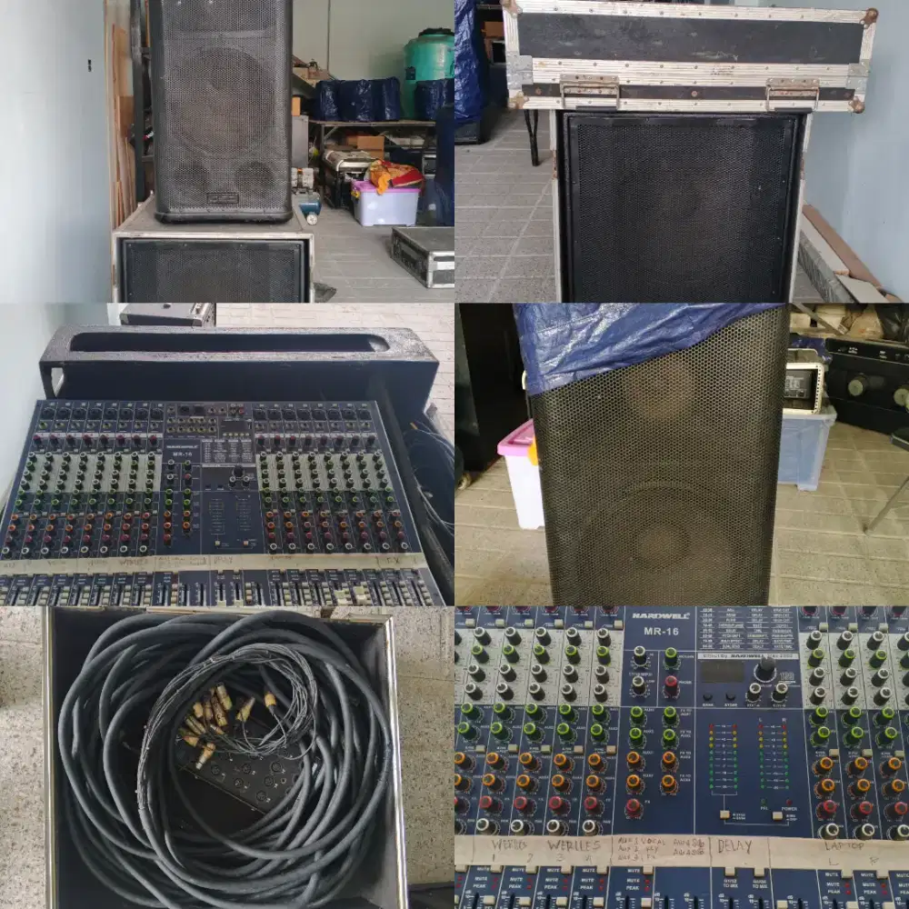 Dijual satu set sound system