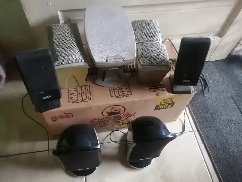Speker speaker pasif Polytron Home theater murah