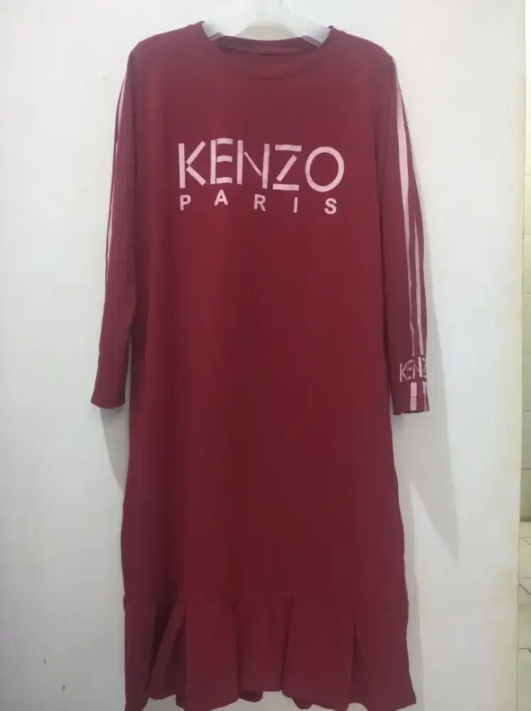 dress merah kenzo