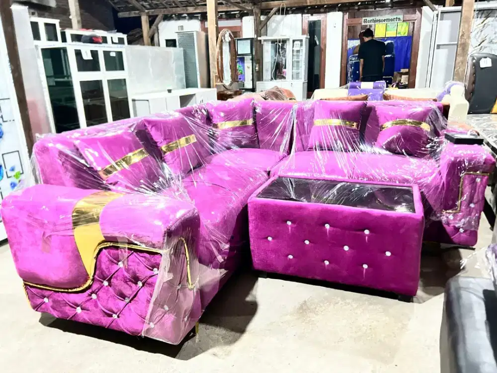 Sofa turki minimalis full kain budru