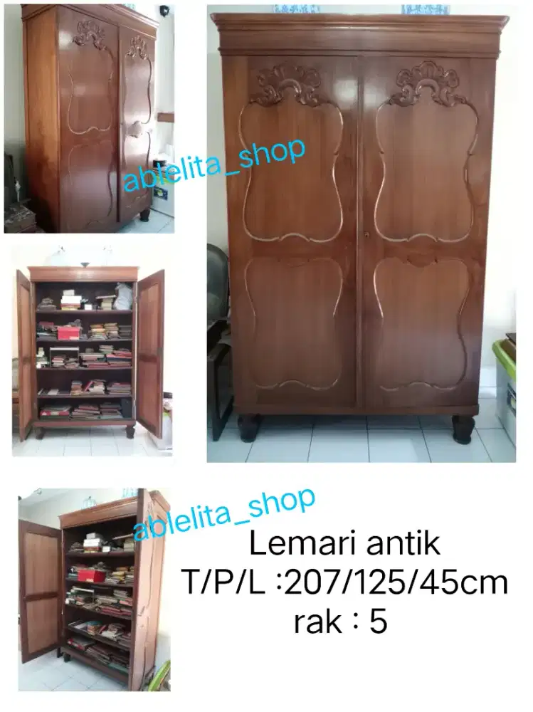 Edisi pindahan..jual 1 lemari antik, baca deskripsinya.