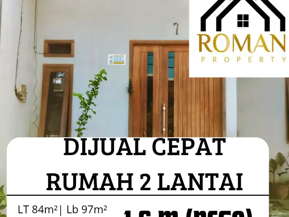 DIJUAL CEPAT RUMAH 2 LANTAI DI MERUYA DEKAT TOLL DAN BEBAS BANJIR