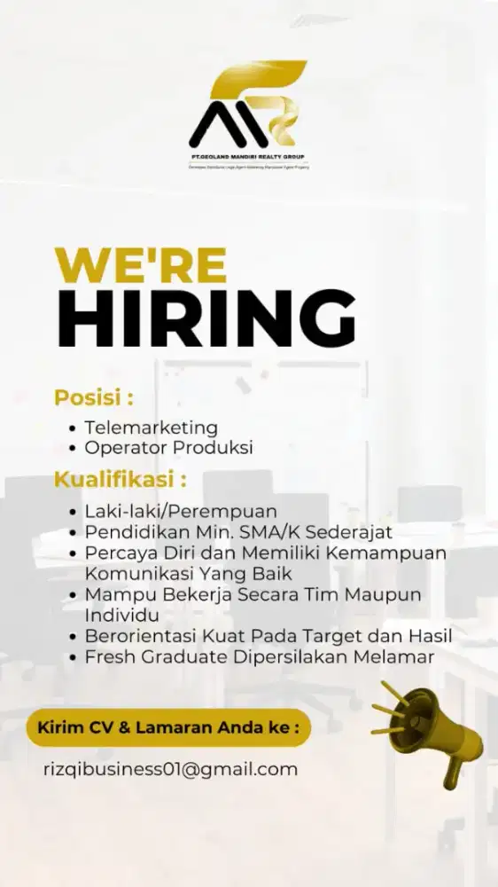 Karir impian di mulai di sini