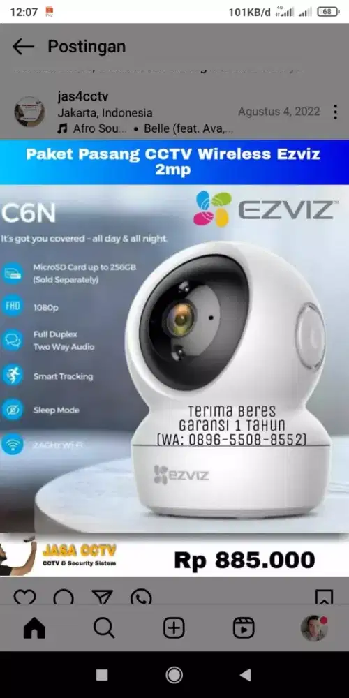 Jasa pemasangan dan maintenance cctv