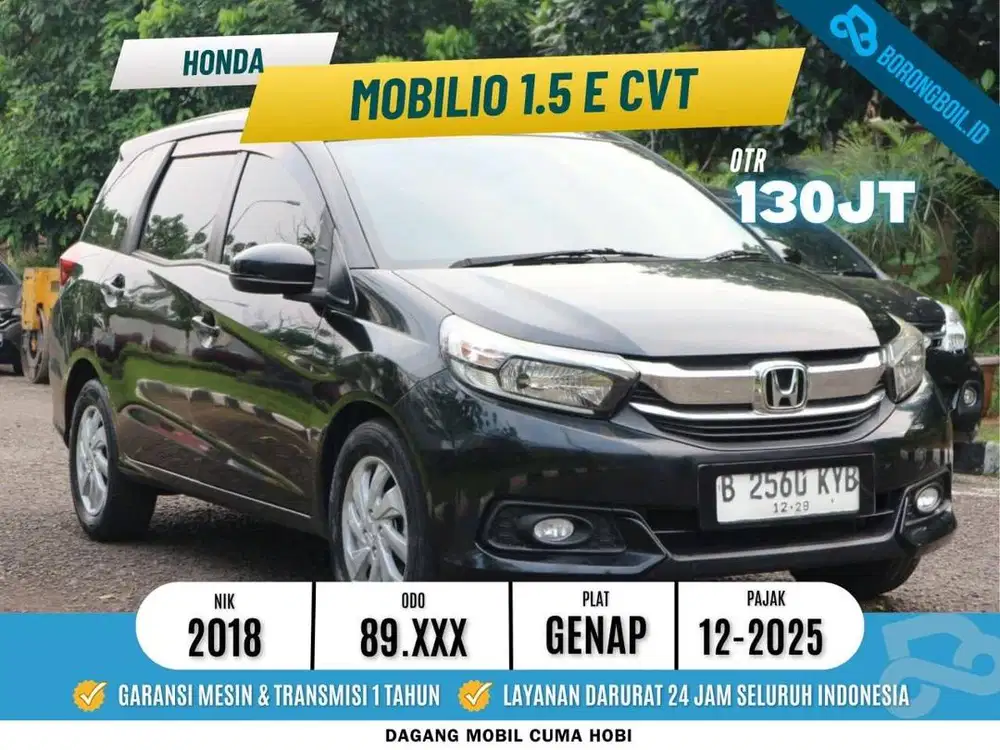 Honda mobilio 1.5 E CVt 2018 Hitam