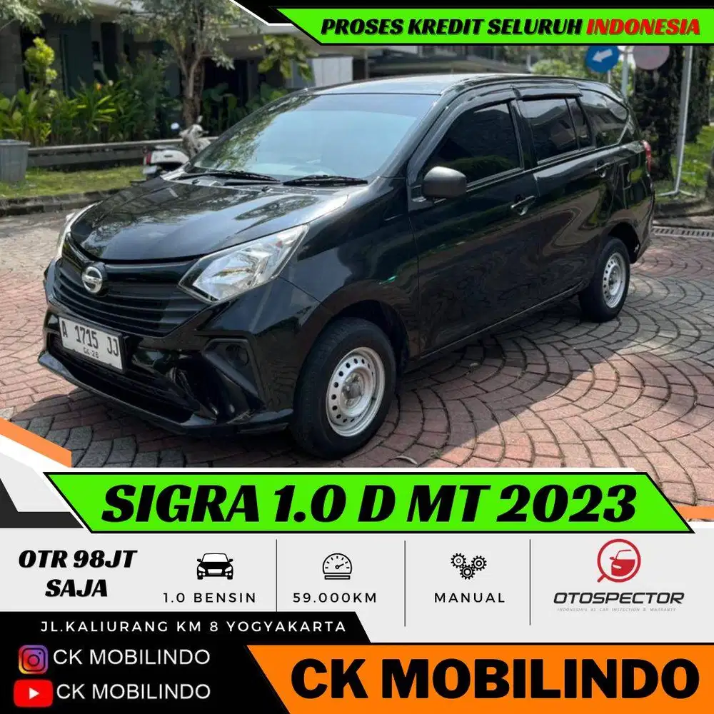(Dp3jt) Daihatsu Sigra D Manual 2023 ORISINIL MURAH Bis Kredit