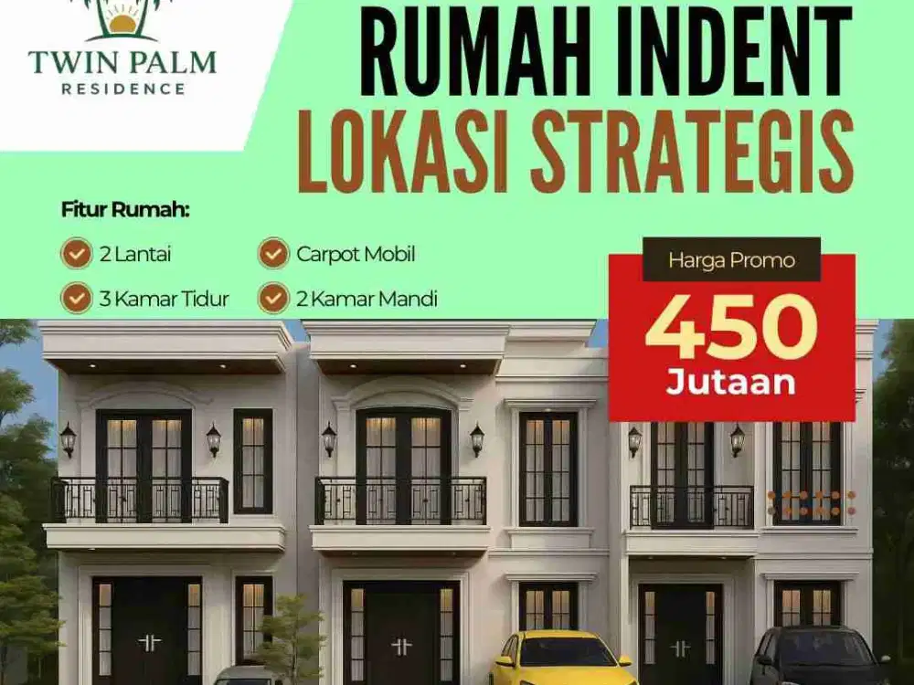Dijual Rumah Cluster Murah Strategis KPR Bojong Gede Depok