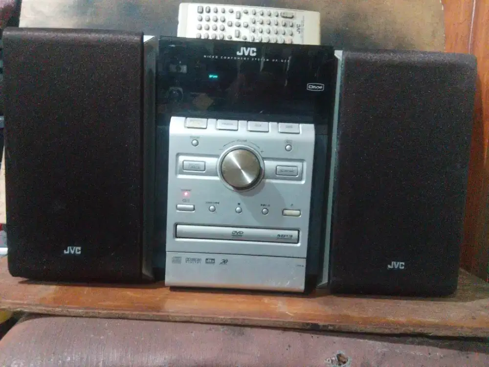 Full set Hi-fi JVC, remote, radio & AUX ok , box utuh, Japan