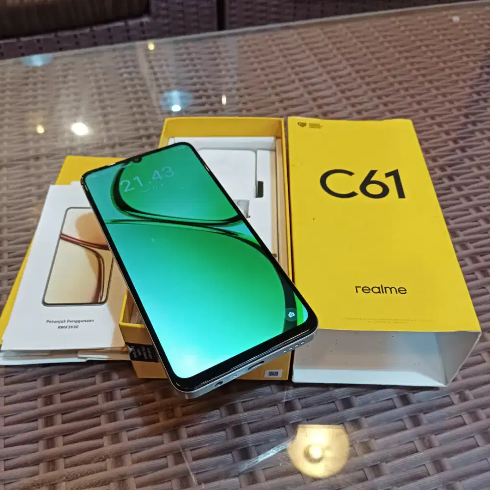Realme c61 8/128 Fullshet ORI sgel