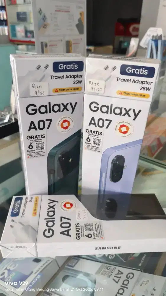 Samsung A07 4+4/128gb baru spesial promo termurah