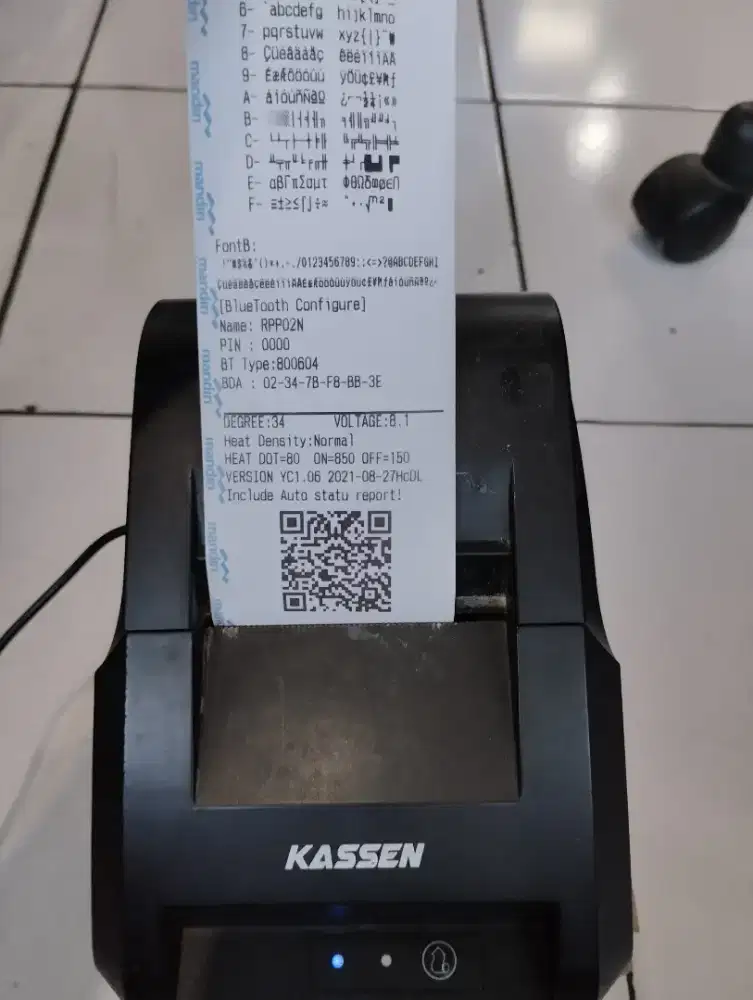 Printer Thermal Bluetooth Kassen 58 MM