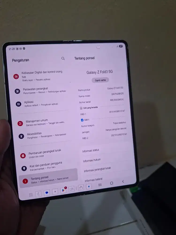 Samsung galaxy zfold 3 512gb