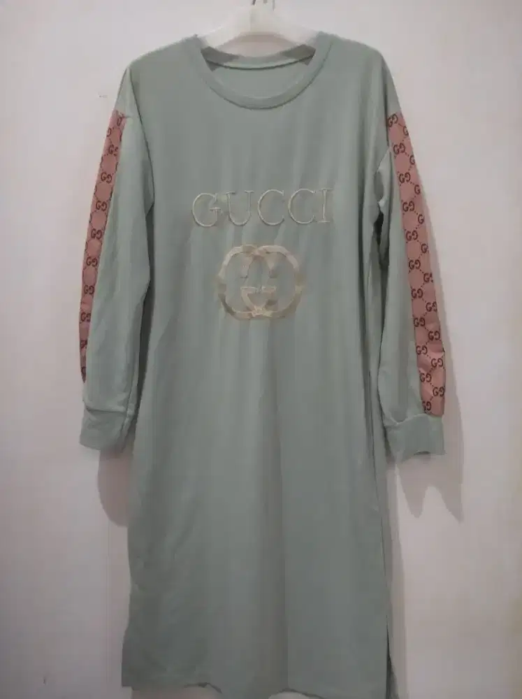 dress lengan panjang