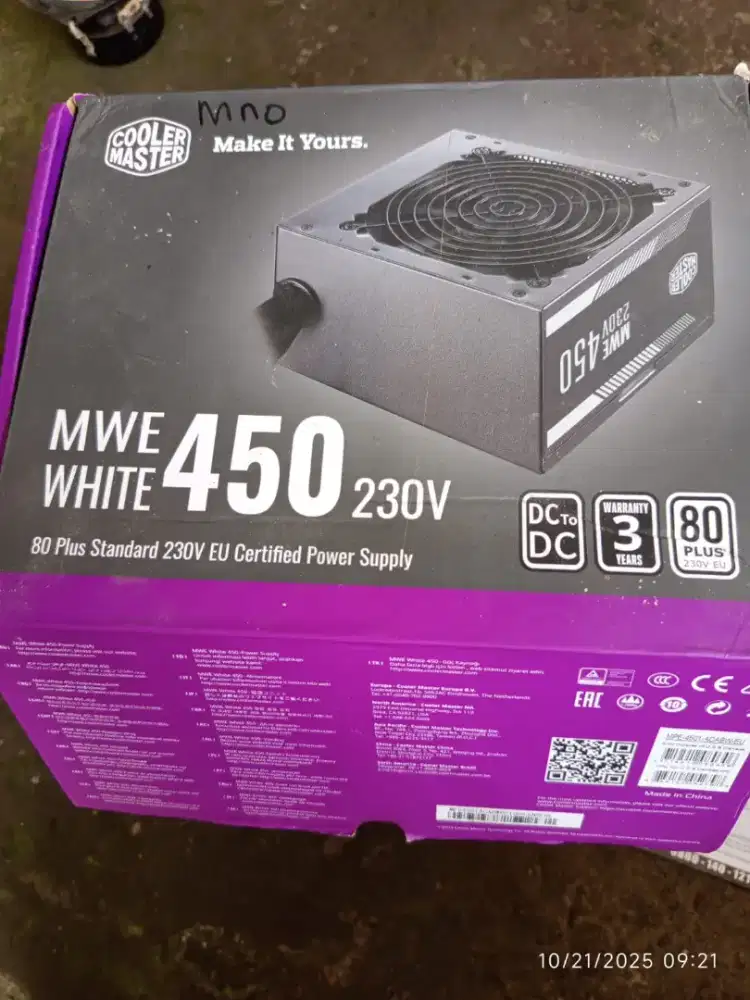Dijual power supply cooler master