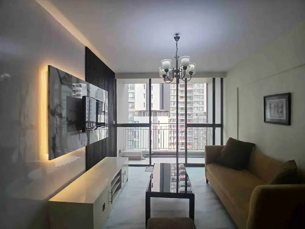 Disewakan 2 KT  furnished di apartment Taman Rasuna Said