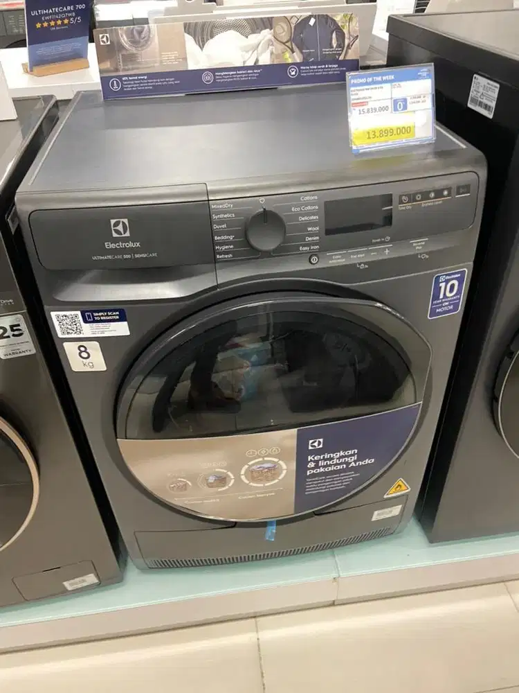 Electrolux dryer 8kg black