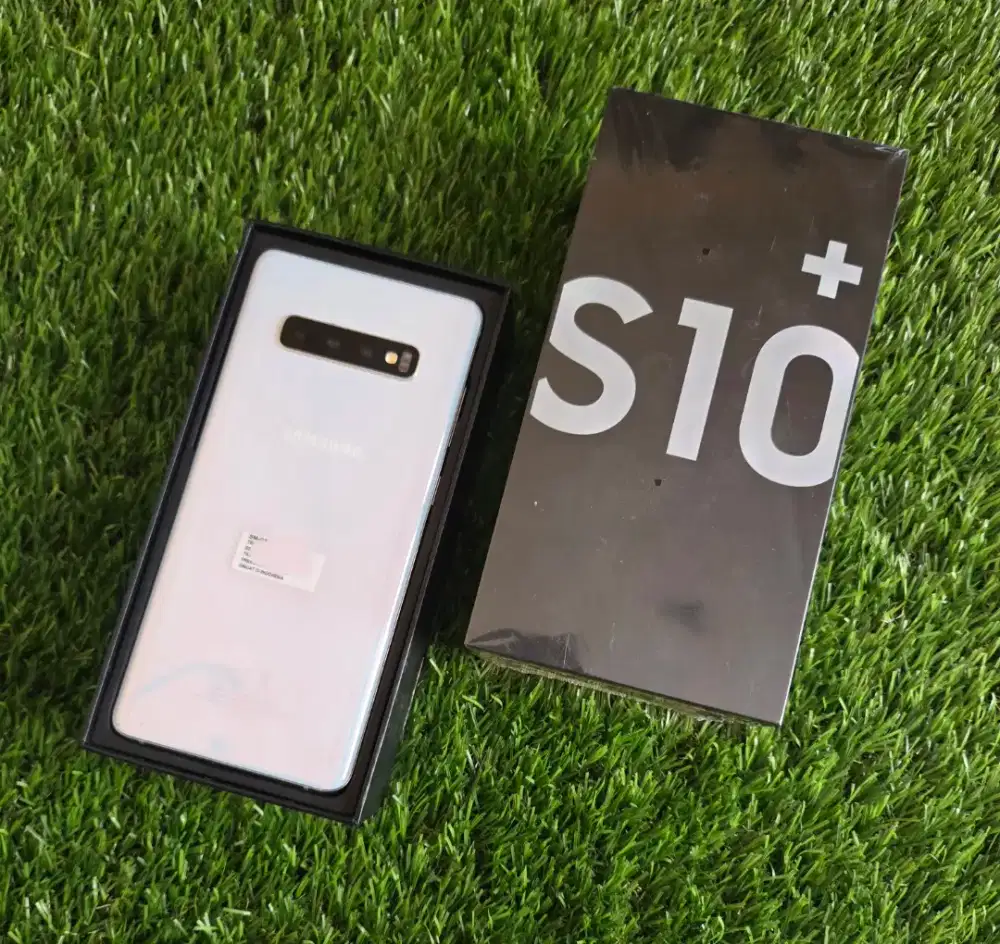 SAMSUNG S10 PLUS 128GB EX SEIN RESMI SUPER MULUS