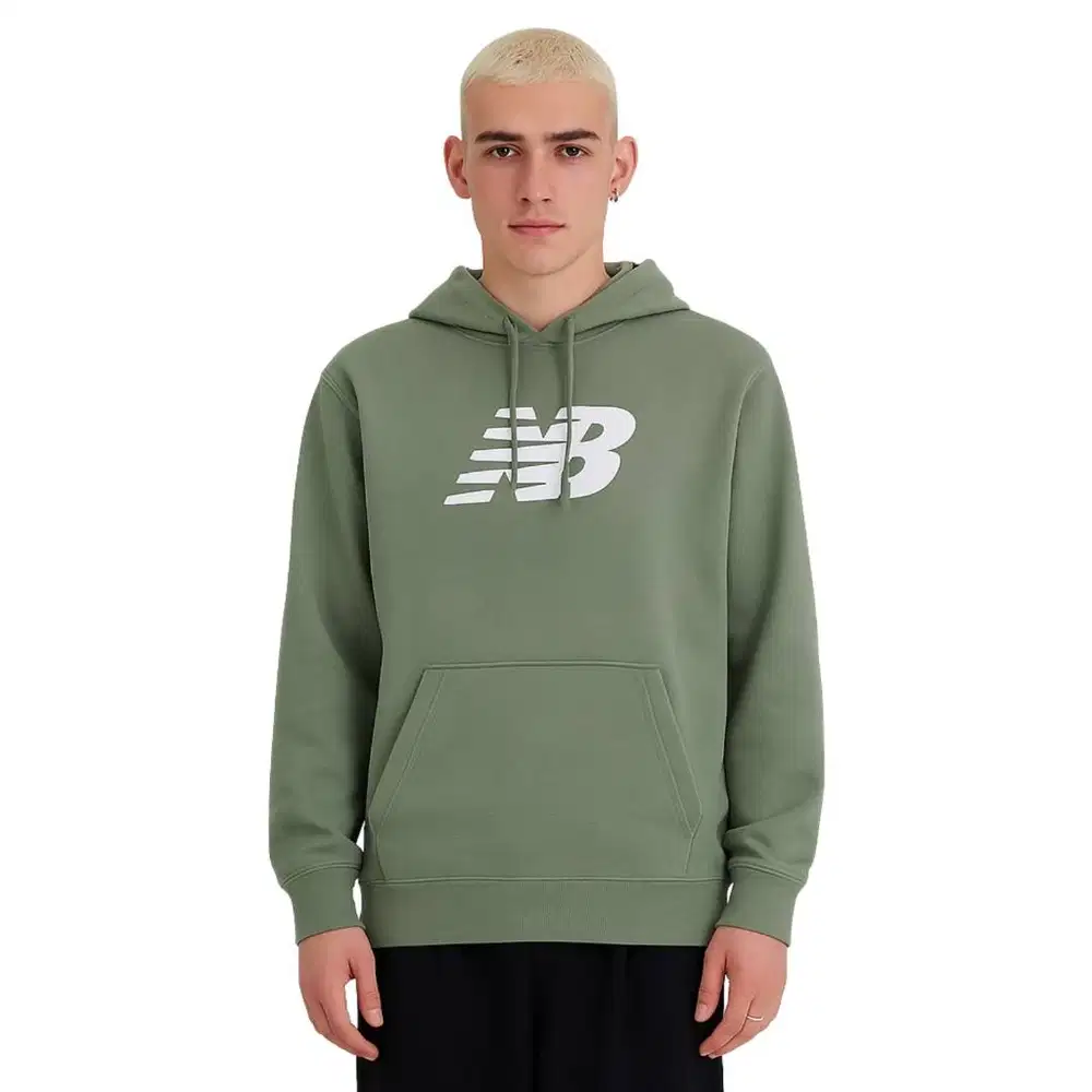 New Balance Sport Essentials Fleece Logo Hoodie Original Jacket Hoodie