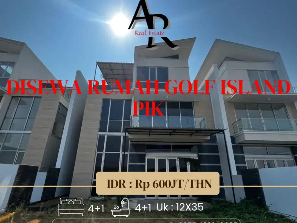 Disewa cepat rumah golf island PIK