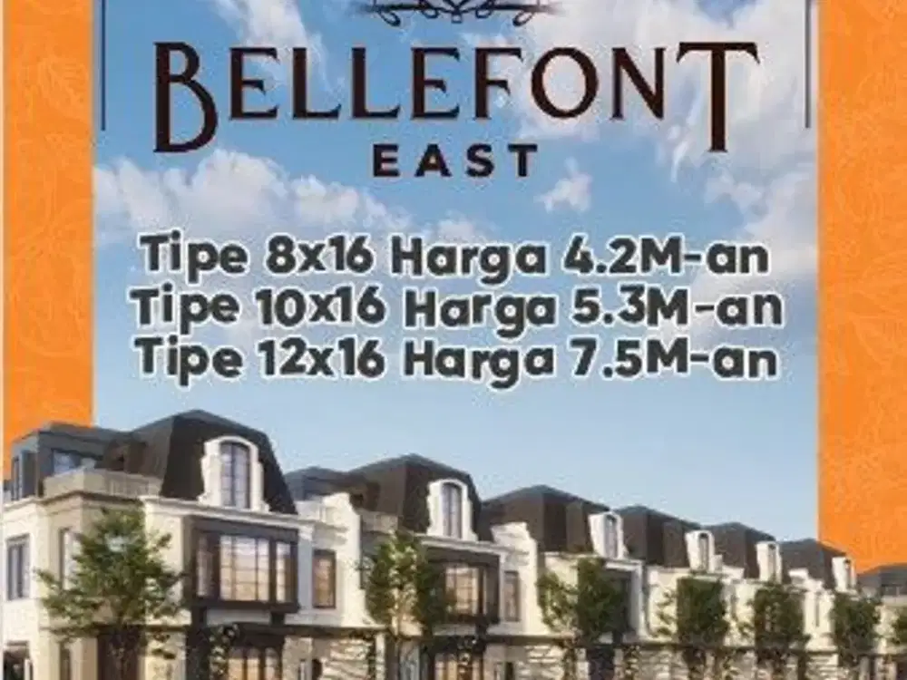 Langsung segera siap huni, Rumah Premium Pasti auto cuan! BELLEFONT Serpong