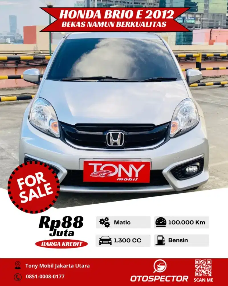 Honda Brio 1.3 E AT CBU 2012 Silver