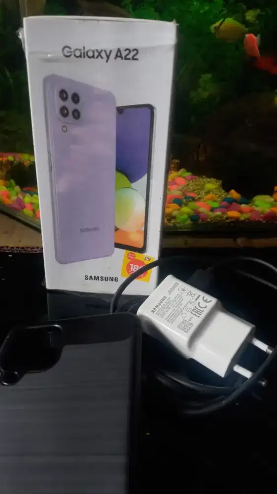 Samsung A22 6/128GB lengkap
