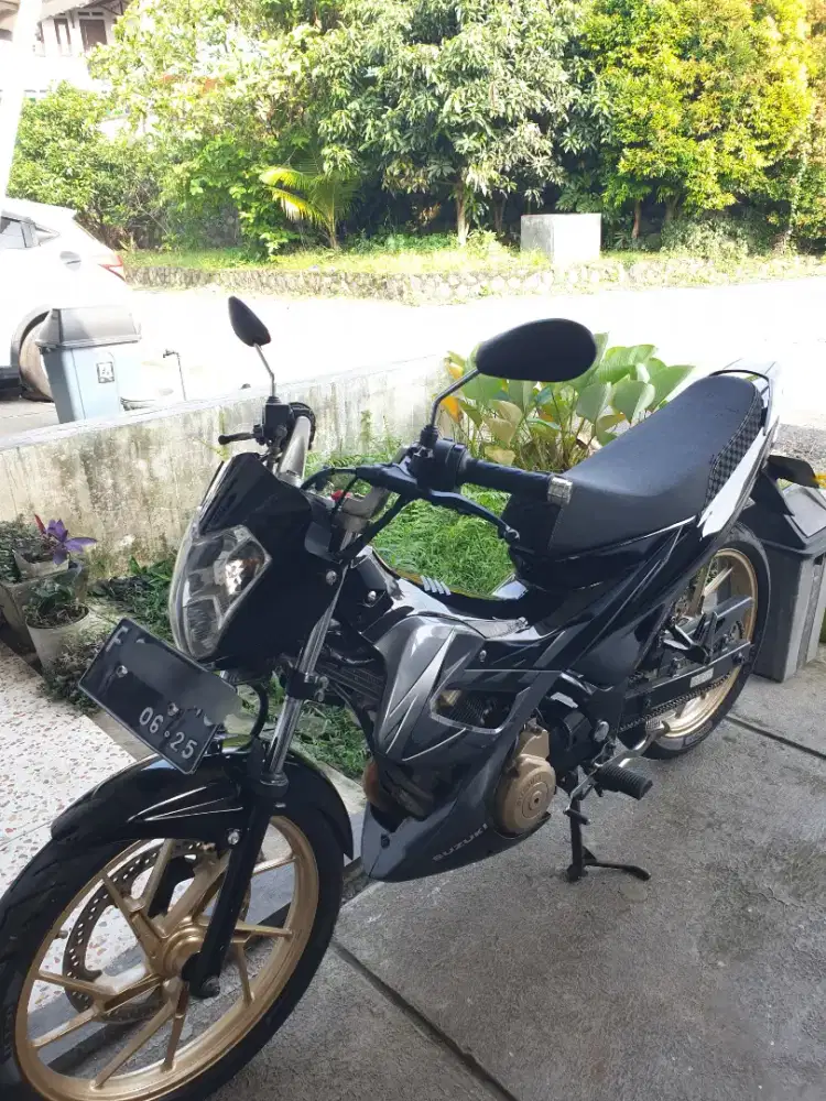 Satria F150 Merah Hitam Siap Pakai!
