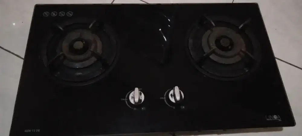 Di jual kompor tanam MERK LINEA dua tungku