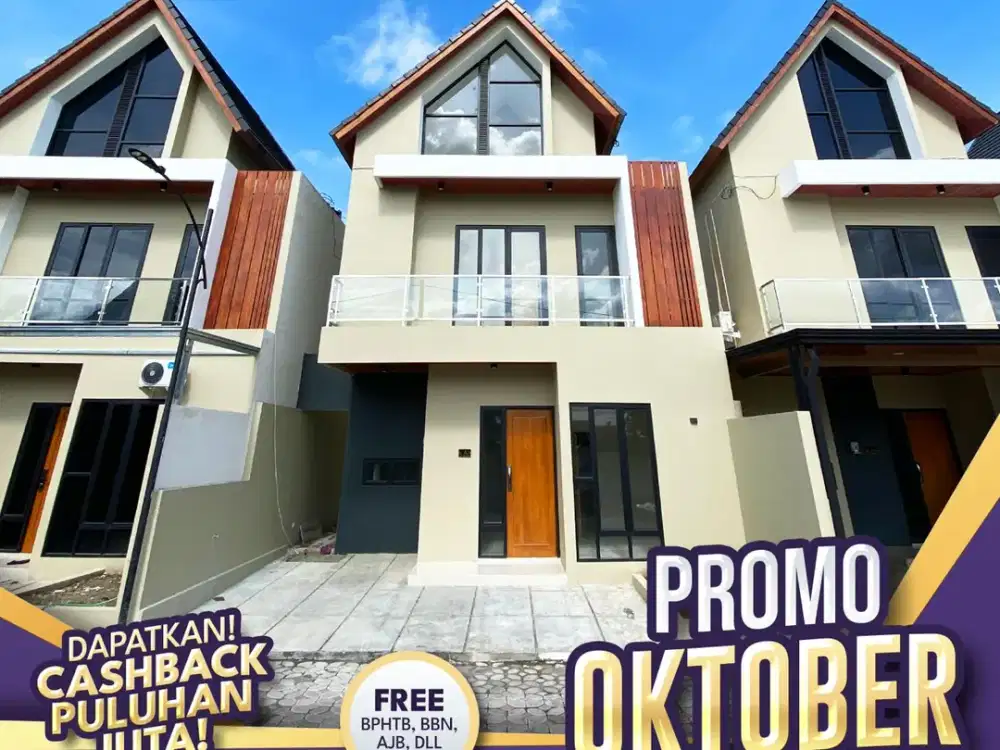 Bosstania Triyagan 2 Lantai – Rumah Keluarga Modern Dekat Kampus UNS