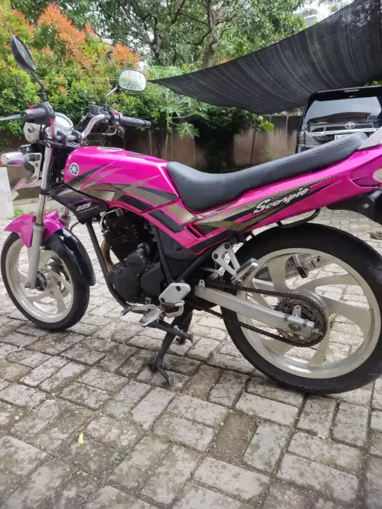 Scorpio steko 2010 merah marun plat G pemalang