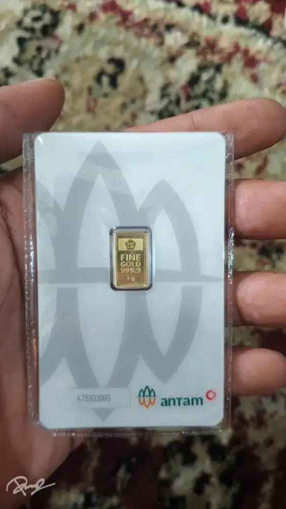 Emas Antam 1 Gram 3 Keping