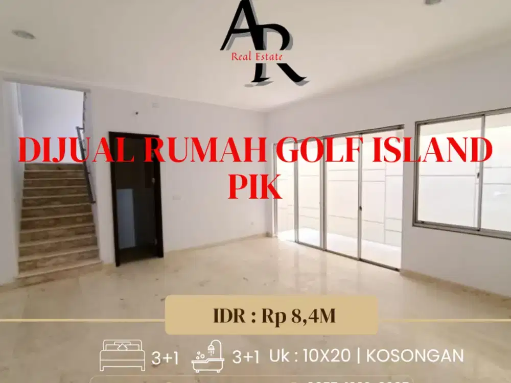 Di jual rumah island pantai indah kapuk