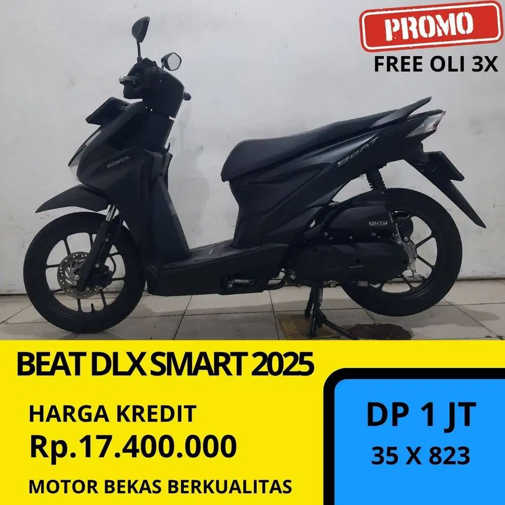 Honda Beat Deluxe Keyless 2025 Mokas DP 1 Juta aja bossku