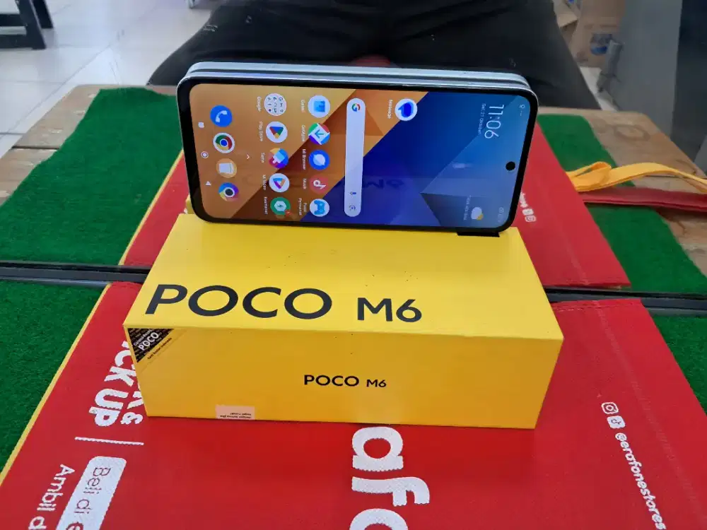 POCO M6 Ram 8/256 gb lengkap normal no minus
