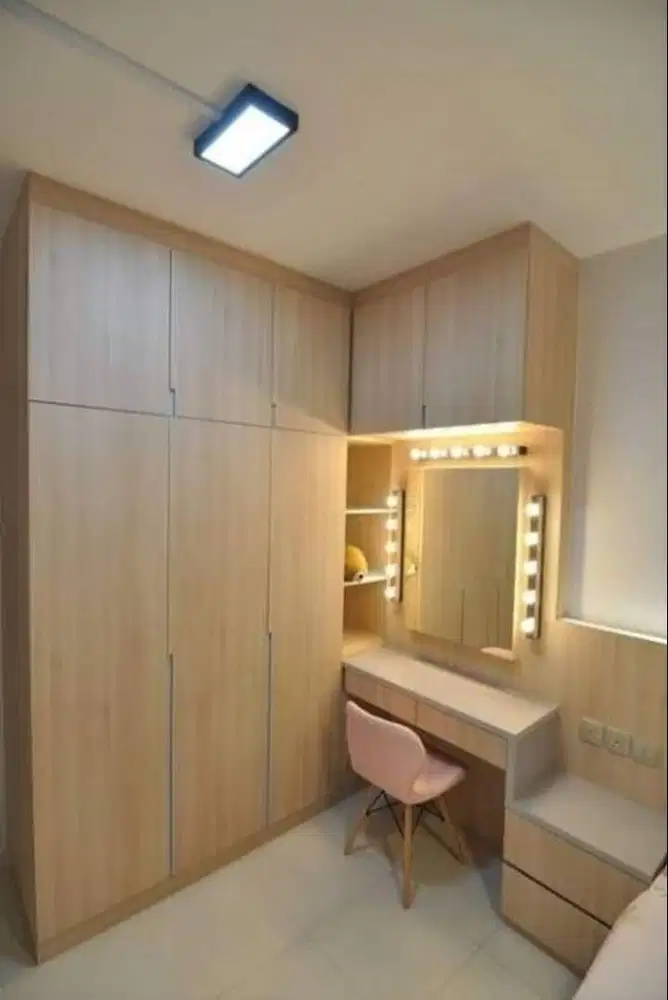 Custom Interior Kitchen Set, Backdrop TV, Lemari, Wardrobe, Kitchenset