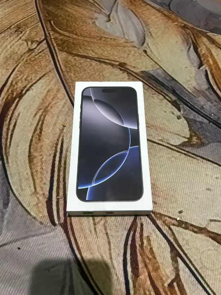 IPhone 16 pro max 256 gb ibox baru/segel box new, black titanium