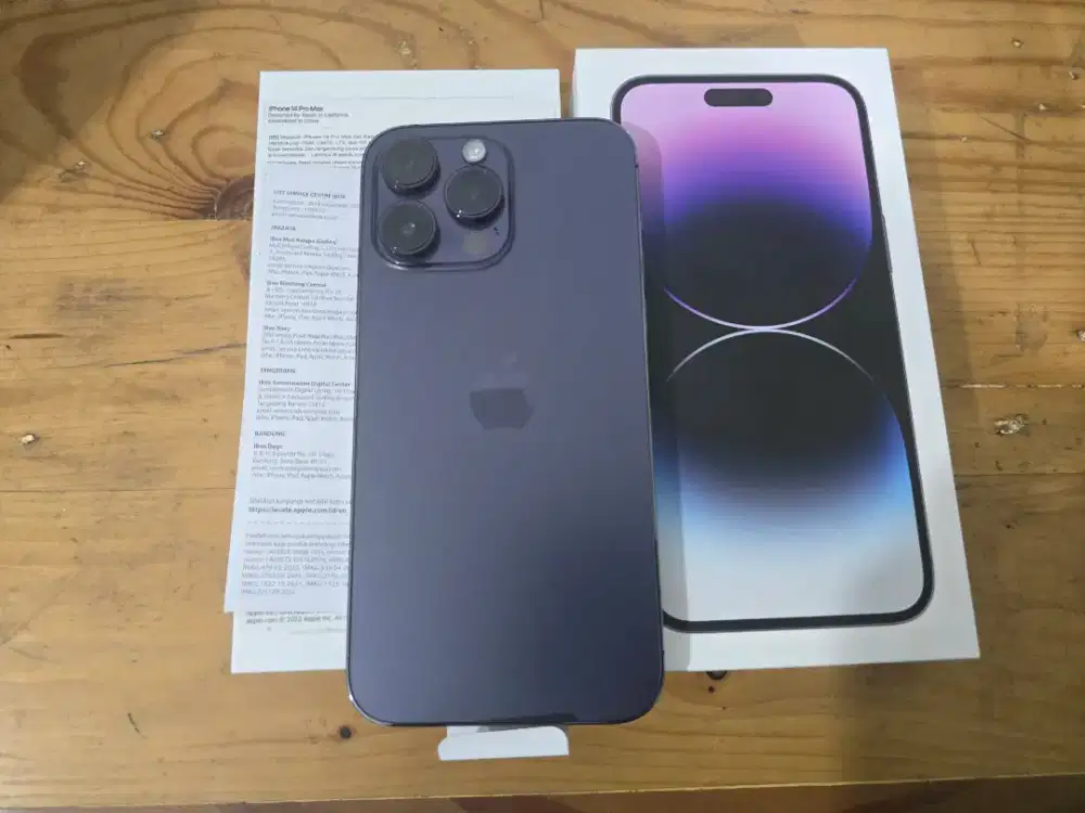 IPHONE 14 PROMAX 256GB RESMI IBOX FULSET NORMAL