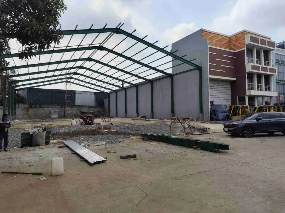 di sewakan gudang Baru siap pakai luas 1000meter kawasan industrial
