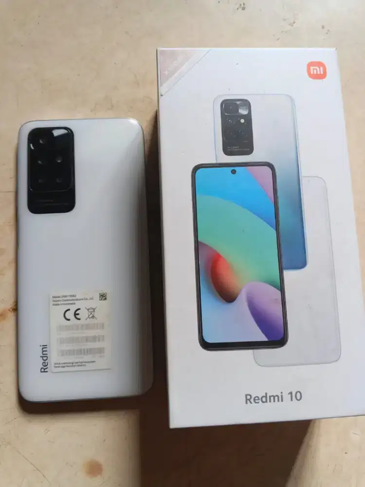 redmi 10(6+2gb ram/128gb rom)fulset lcd ori mahar bt tt mulus