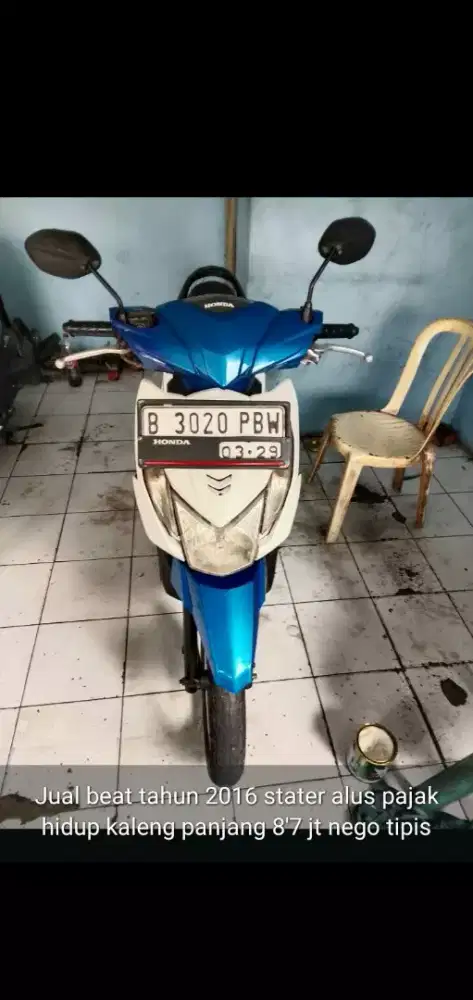Dijual cpt beat tahun 2016