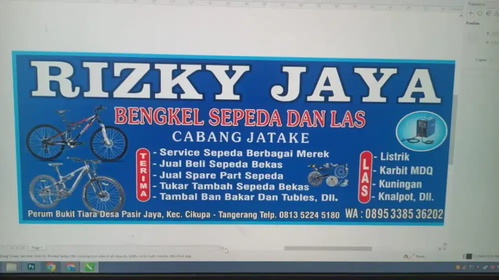 Jual sepedah bekas